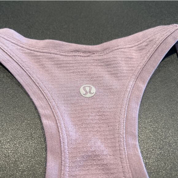Lululemon Cool Racerback II Tank Top, Lavender Purple, Women's Size 10 - Picture 5 of 5
